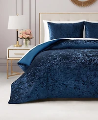 Juicy Couture Crushed Velvet 3-Pc. Comforter Set, Full/Queen