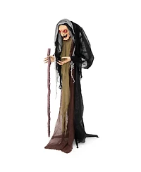 Life Size Animatronic Witch with Pre-Recorded Phrases