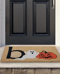 Northlight Natural Coir "Boo" Halloween Doormat, 18" x 30"