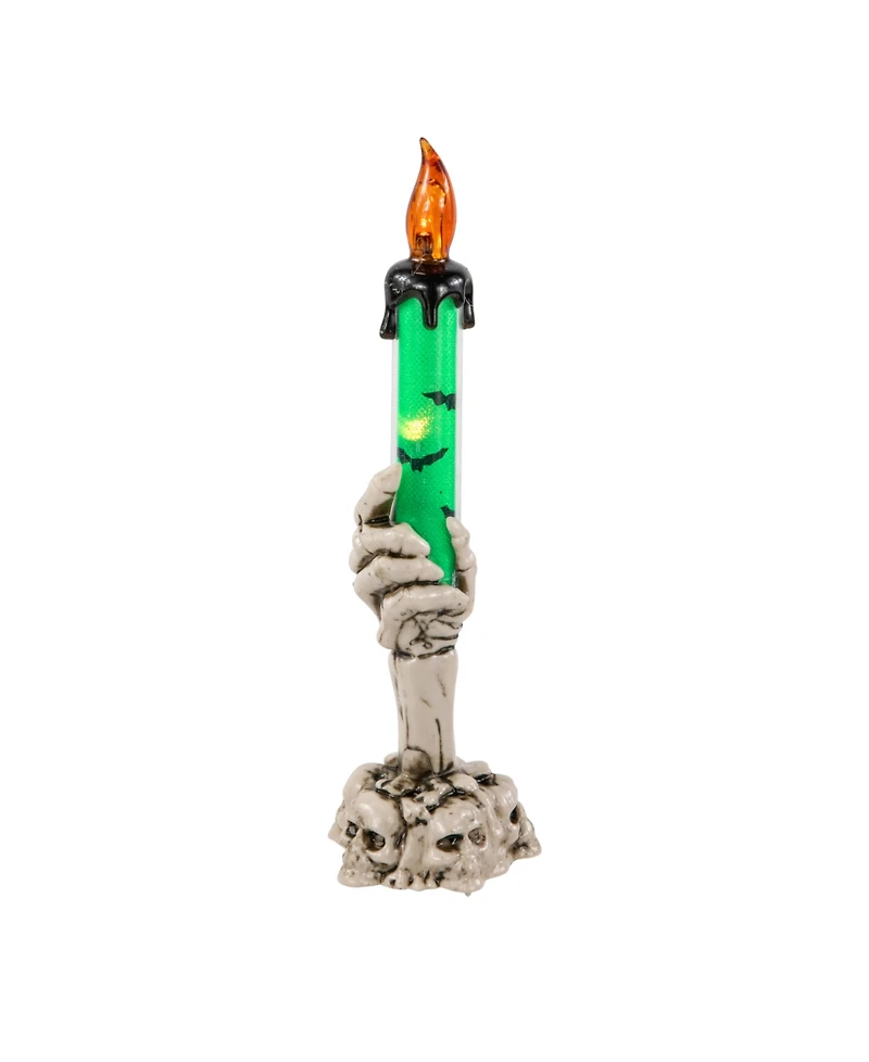 Northlight Lighted Skeleton Hand Halloween Candles - 8.25" - Set of 3