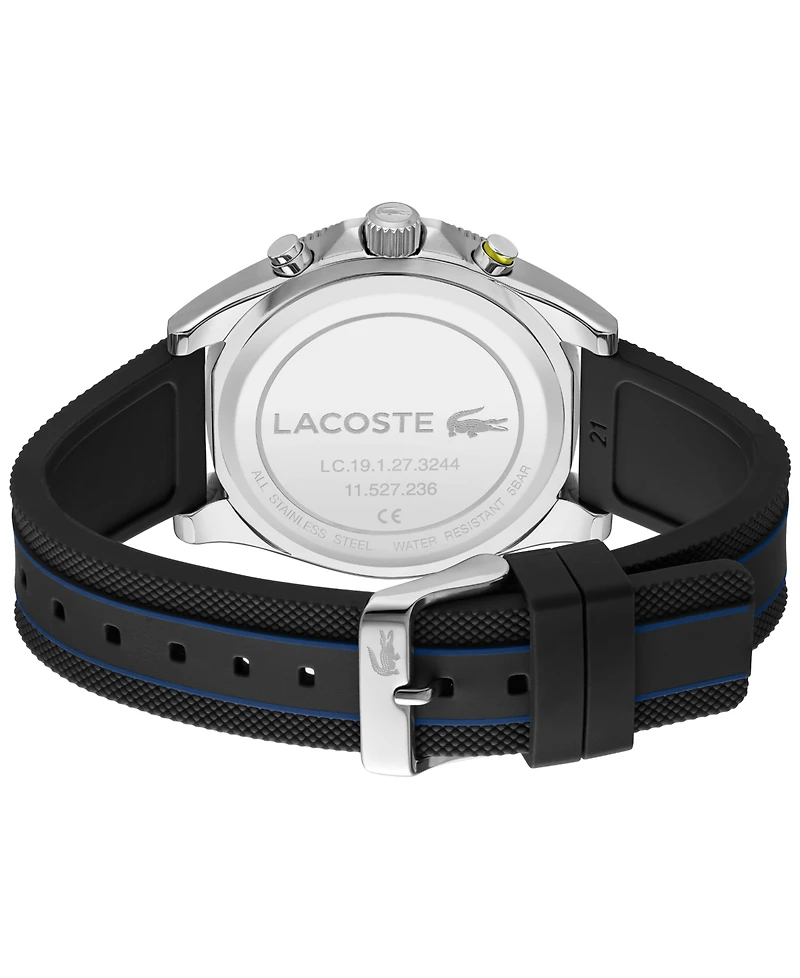 Lacoste Men's Mainsail Blue Silicone Watch 43mm