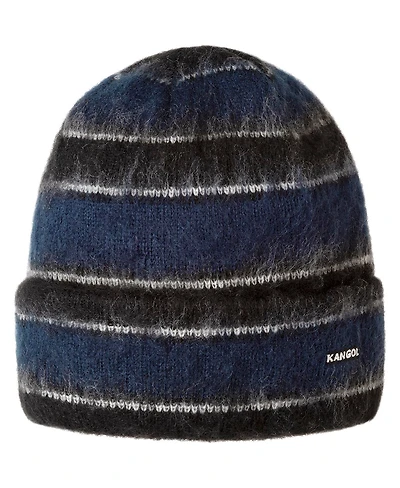 Kangol Men's Fuzzy Stripe Beanie Pull-Ons & Beanies