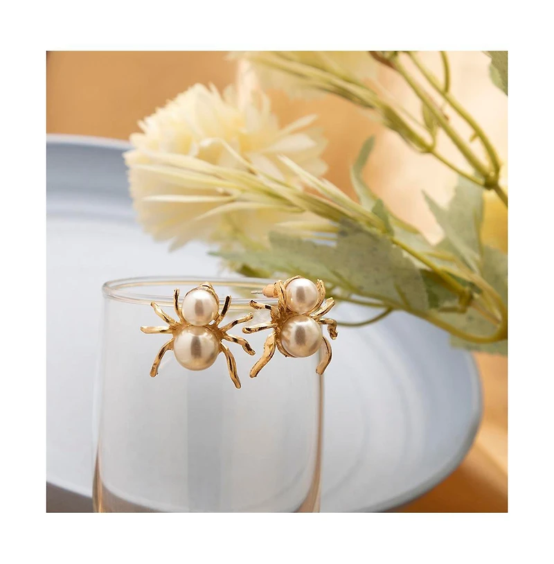 Sohi Women's Spider Stud Earrings
