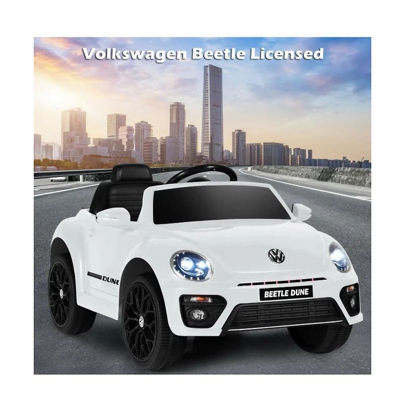 Volkswagen Beetle Kids Electric Ride On Car with Remote Control