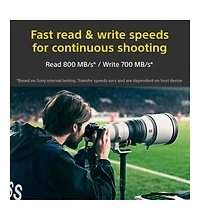 Sony CFexpress 320GB Type A Memory Card with CFexpress Type A/Sd Reader and Hub