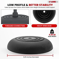 5 Core Tripod Mic Stand Height Adjustable 32 to 70" Universal Microphone Mount Stands w Round Base Ms Rbl