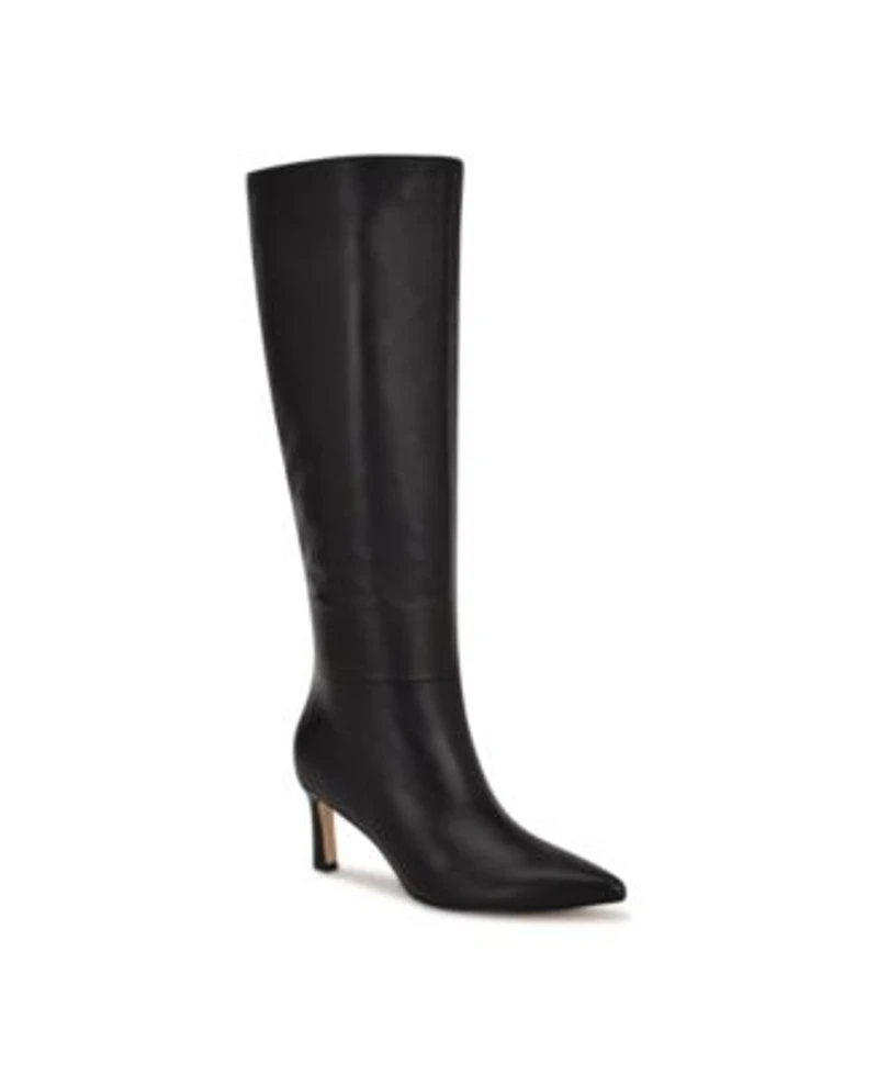 Nine West Womens Lorthey Tall Stiletto Dress Boots Regular Wide Calf