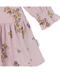 Gerber Baby Girls Long Sleeve Apples Dress