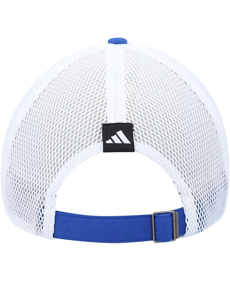 Adidas Men's Blue San Jose Sharks Color Pop Trucker Adjustable Hat