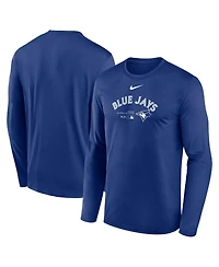 Nike Men's Royal Toronto Blue Jays Authentic Collection Practice Performance Long Sleeve T-Shirt