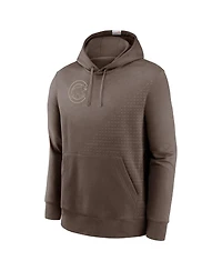 Nike Men's Light Brown Chicago Cubs Statement Pullover Hoodie