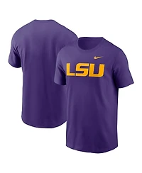 Nike Men's Purple Lsu Tigers Primetime Evergreen Logo T-Shirt