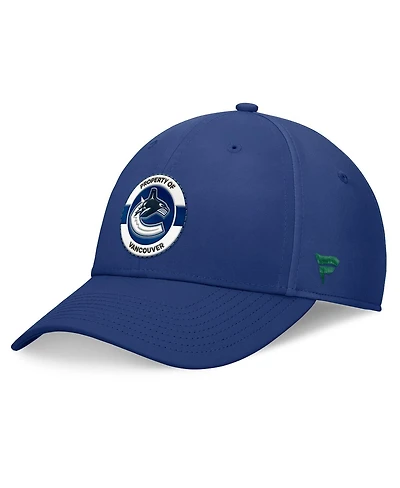 Fanatics Men's Blue Vancouver Canucks Authentic Pro Training Camp Flex Hat