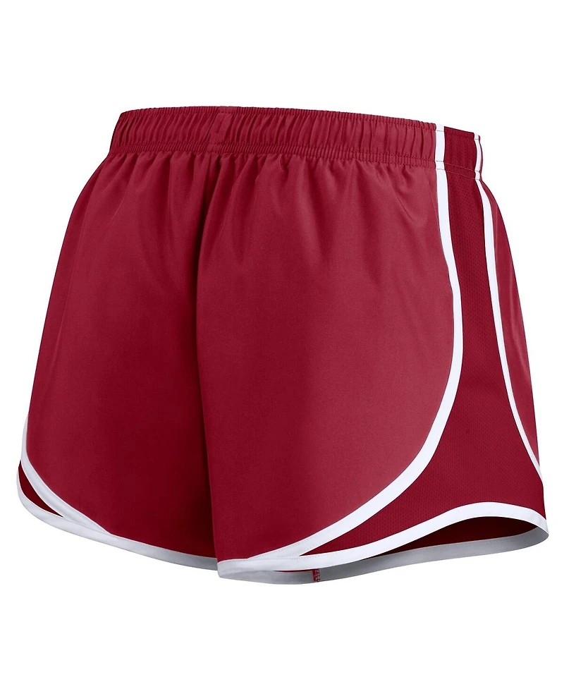 Nike Women's Cardinal Usc Trojans Primetime Tempo Performance Shorts