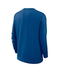 Nike Men's Blue Indianapolis Colts Rewind Heavy Max 90 Pocket Long Sleeve T-Shirt