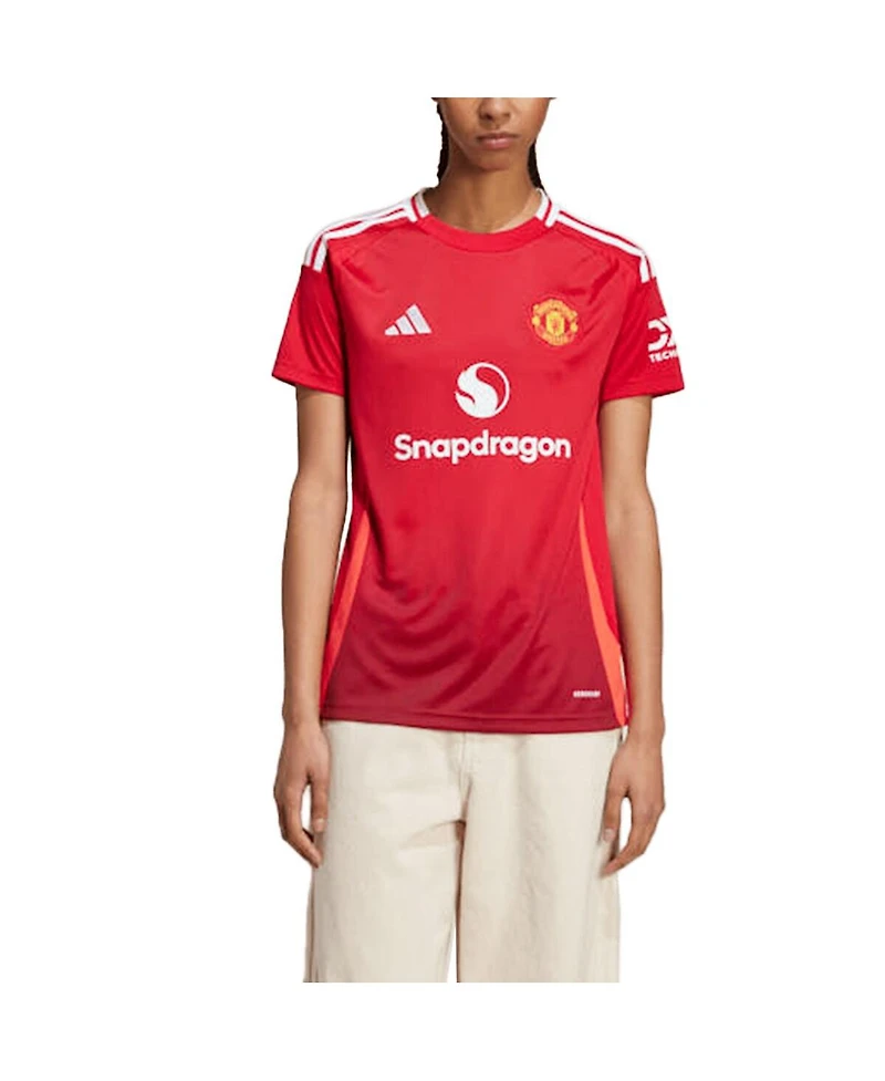 Adidas Women's Red Manchester United 2024/25 Home Replica Jersey