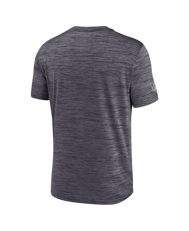 Nike Men's Black Las Vegas Raiders 2024 Sideline Velocity Performance T-Shirt