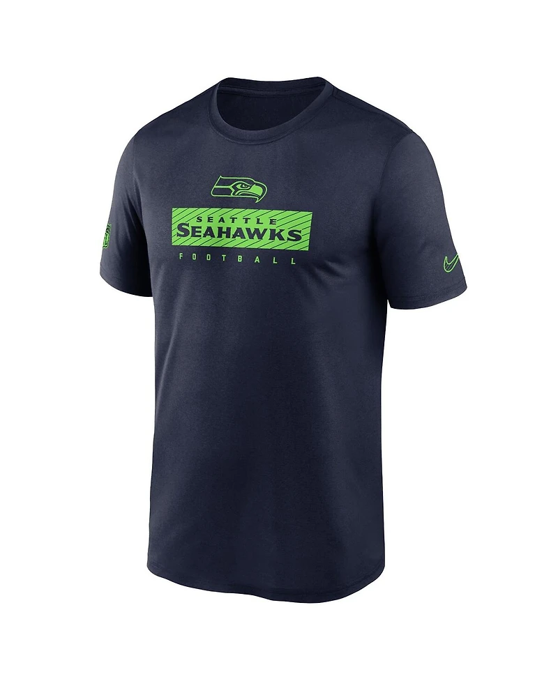Nike Men's College Navy Seattle Seahawks Sideline Legend Performance T-Shirt