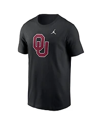 Jordan Men's Black Oklahoma Sooners Primetime Evergreen Logo T-Shirt