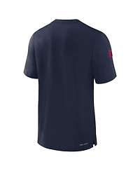 Nike Men's Navy New England Patriots Sideline Player Performance T-Shirt