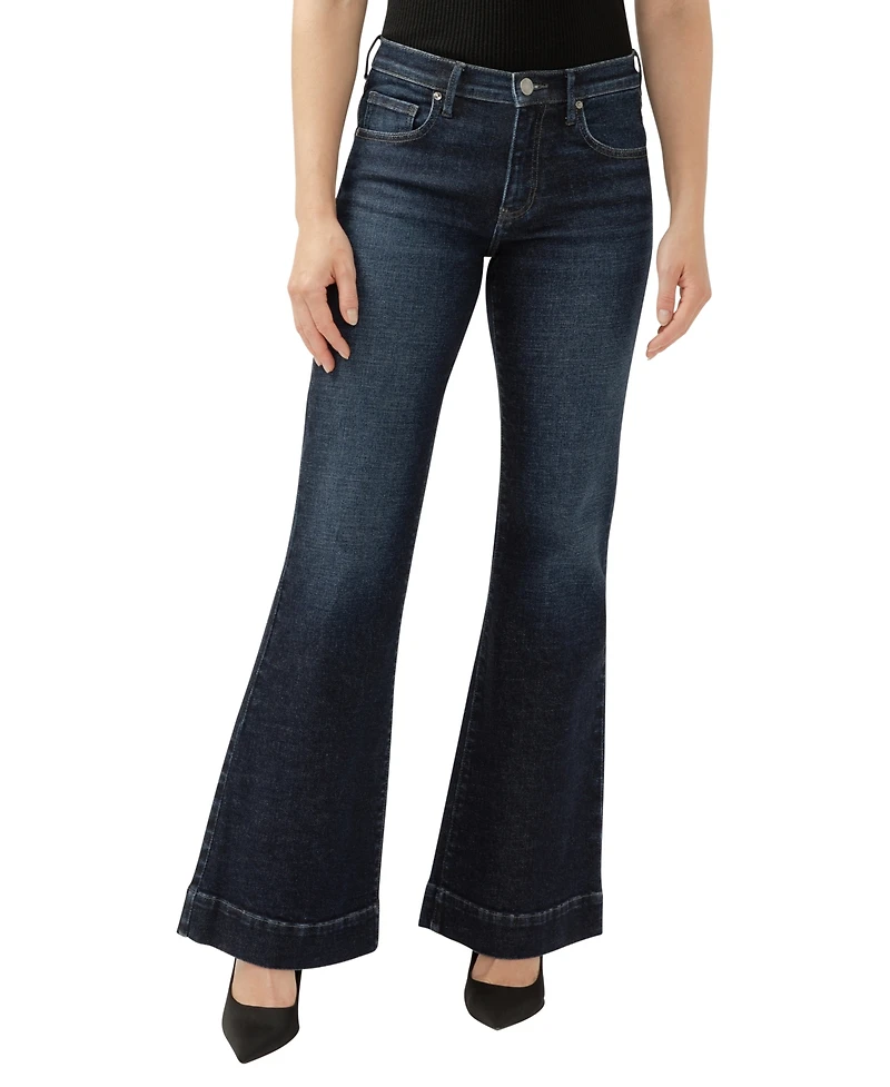 Jag Women's Kait Mid Rise Flare Leg Jeans