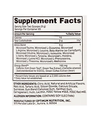 Optimum Nutrition, Essential Amino Energy, 1.29 lb, 65 Servings