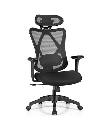 Skonyon High Back Mesh Executive Chair with Adjustable Lumbar Support