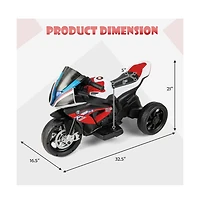 12V Licensed Bmw Kids Motorcycle Ride-On Toy for 37-96 Months Old Kids