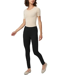 Hue Women's Mid-Rise Tech Pocket Leggings