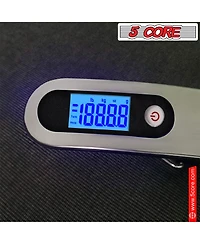 5 Core Digital Luggage Scale 110lbs Travel Weight Scale Hanging Baggage Weighing Machine - 2 Pcs