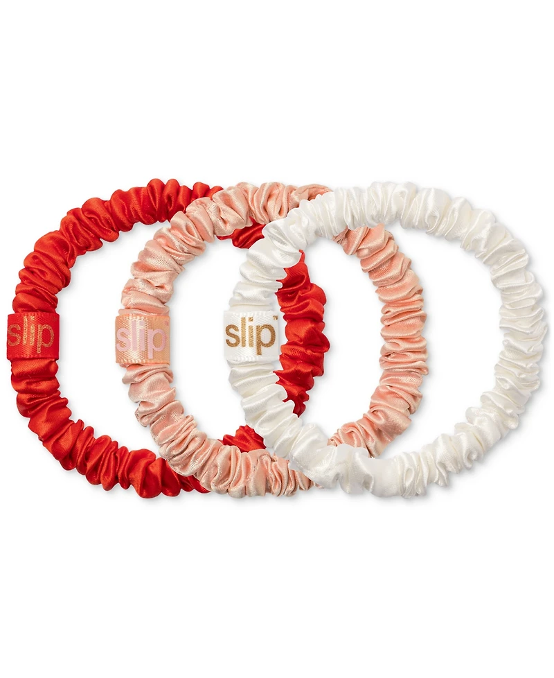 Slip 3-Pc. Pure Silk Skinny Scrunchie Cracker Set