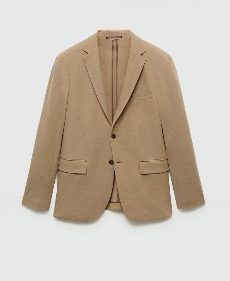 Mango Men's Microstructure Blazer