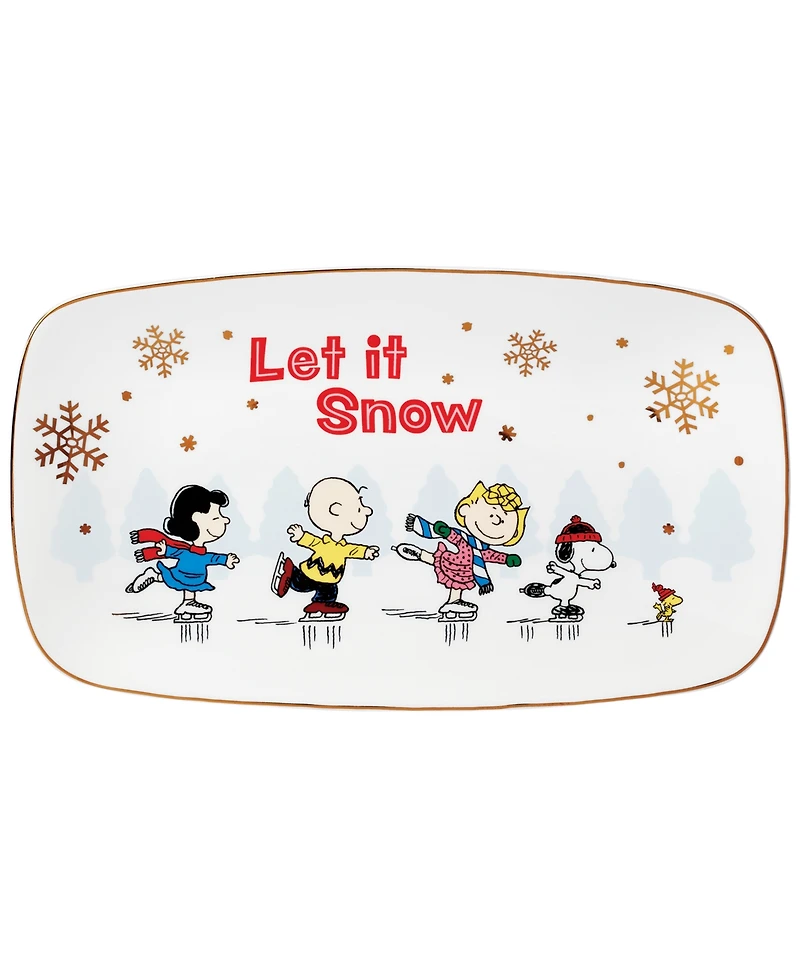 Lenox Snoopy Peanuts Hors D'oeuvres Tray, Exclusively at Macy's
