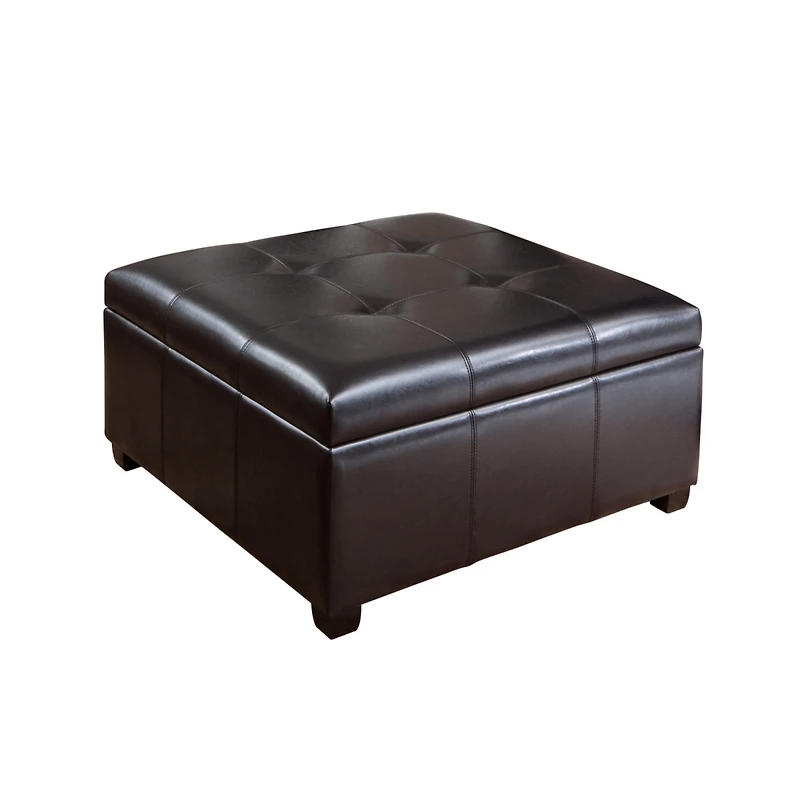 Streamdale Furniture Carlsbad Contemporary Tufted Storage Ottoman
