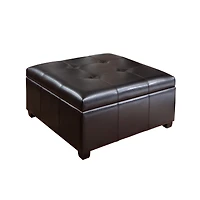 Streamdale Furniture Carlsbad Contemporary Tufted Storage Ottoman