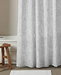 Calvin Klein Speckled Waffle Shower Curtain, 70" x 72"