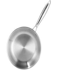 Sugift 9.5" and 11" Tri-Ply Stainless Steel 2 Piece Frying Pan Set