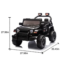 Streamdale 12V Kids Electric Ride-On Car w/ Remote, Music, Suspension