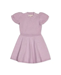 Hope & Henry Toddler Girls Double Flutter Sleeve Sweater Dress