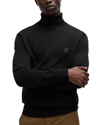 Boss by Hugo Boss Men's Rollneck Regular-Fit Sweater