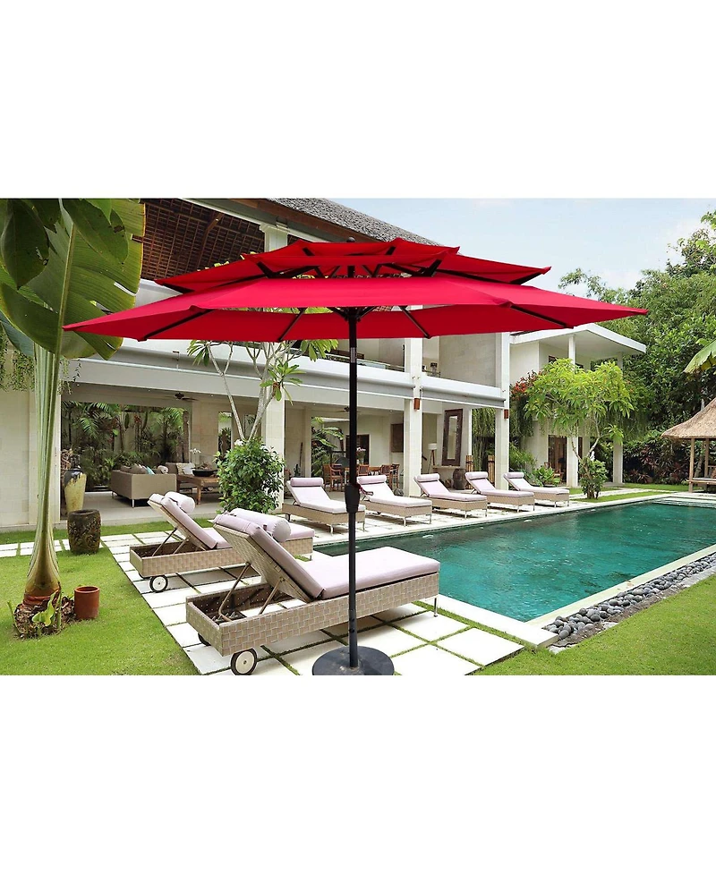 Streamdale 9ft Patio Umbrella with Tilt, Crank, & Vents