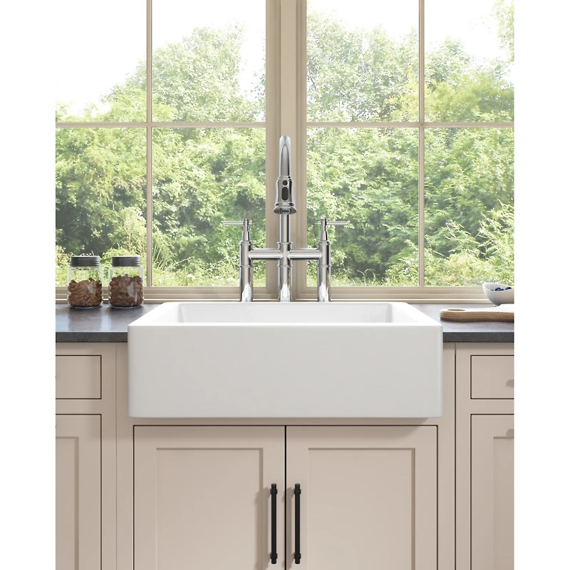 Streamdale 24 L X 19 W Farmhouse/Apron Front Kitchen Sink