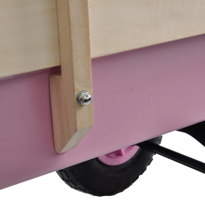 Streamdale All-Terrain Pull Wagon with Wood Railing