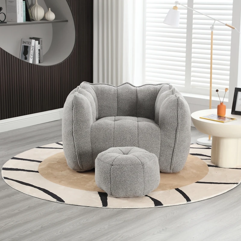 Simplie Fun Cozy Bean Bag Chair for Comfort and Relaxation
