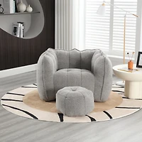 Simplie Fun Cozy Bean Bag Chair for Comfort and Relaxation