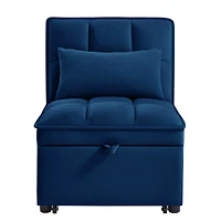 Streamdale 4-in-1 Sofa Bed with Adjustable Backrest, Storage, and Pillows