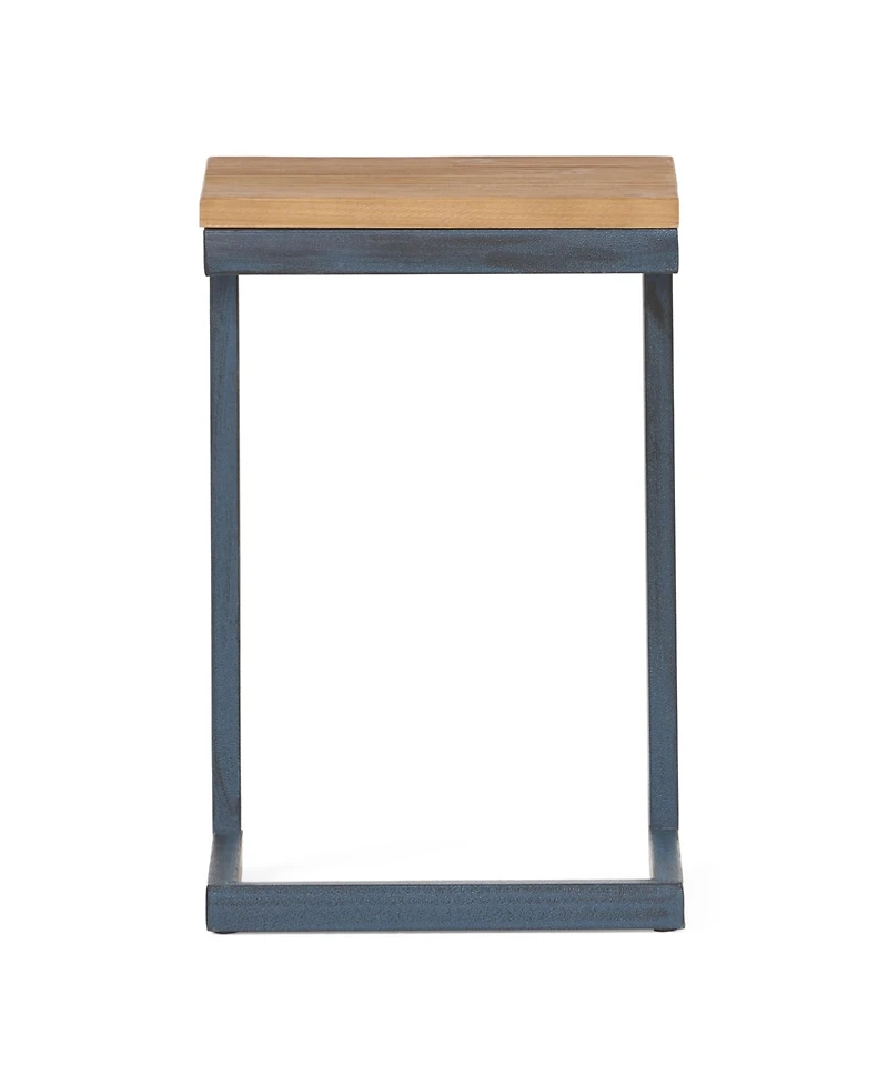 Simplie Fun Firwood Antique C-Shaped Accent and Storage Tables (3-Pack Nesting Tables)
