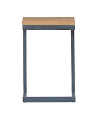 Simplie Fun Firwood Antique C-Shaped Accent and Storage Tables (3-Pack Nesting Tables)