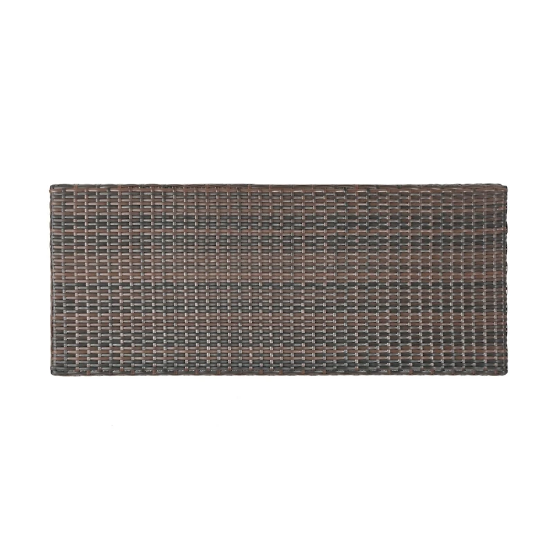 Streamdale Outdoor Resin Wicker Storage Unit for Patio | Pool Storage