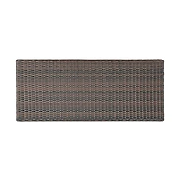 Streamdale Outdoor Resin Wicker Storage Unit for Patio | Pool Storage